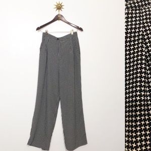Vintage high waisted houndstooth pants
